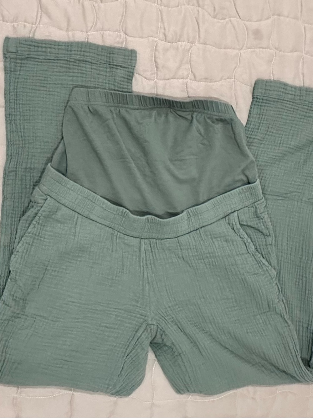 Women's Sage Green Pull-On Lounge Joggers